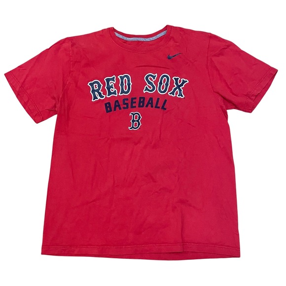 Nike Red Sox Baseball Classic T-Shirt Men's Large Red Short Sleeve MLB Team - Picture 1 of 3